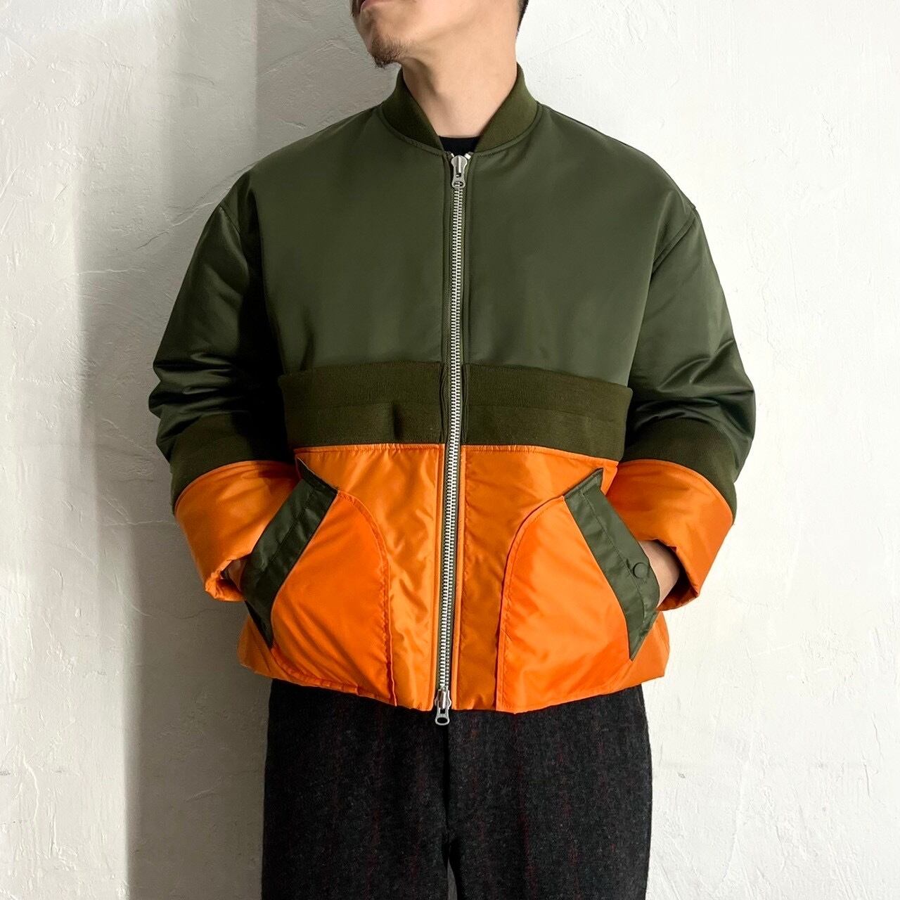 21AW ANREALAGE ROLL-UP MA-1 BLOUSON