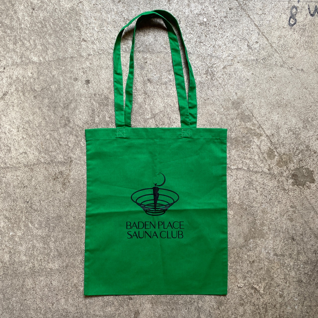 BADEN PLACE×RSB SAUNA CLUB TOTE BAG GREEN
