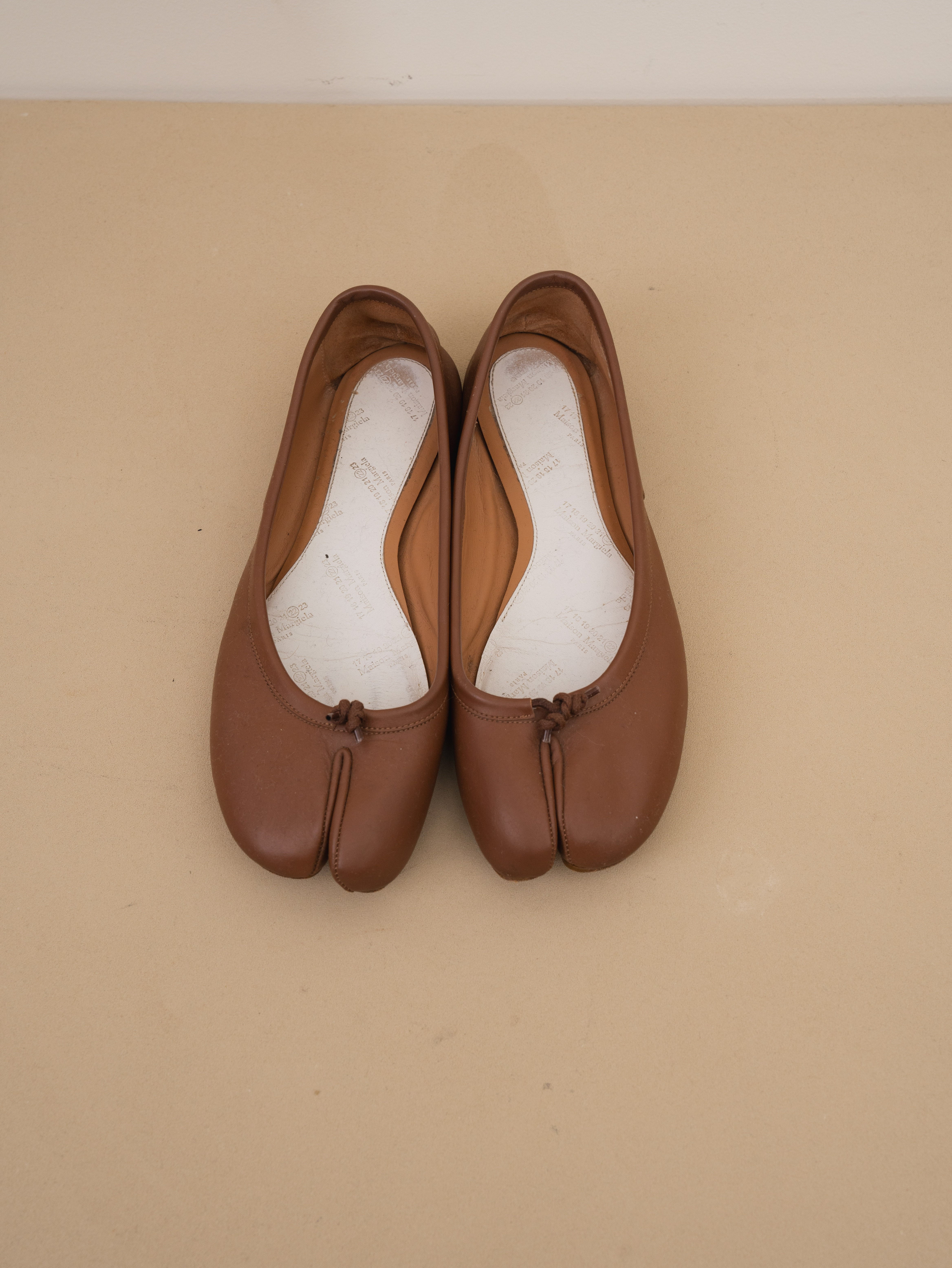 【Maison Margiela】「Tabi」バレリーナ(ブラウン) Maison Margiela Tabi タビ 足袋 バレリーナ シューズ brown