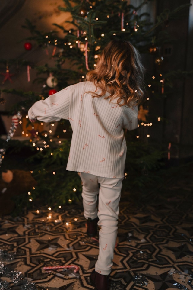 ［6-24M］Studio Boheme Paris  - ORSO T-SHIRT / ECRU - CANDY CANE