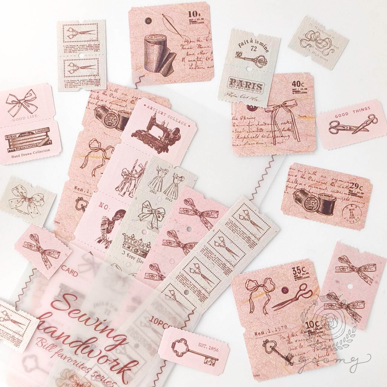 ミシン目加工シール Bill Favorite 3 <S1031>