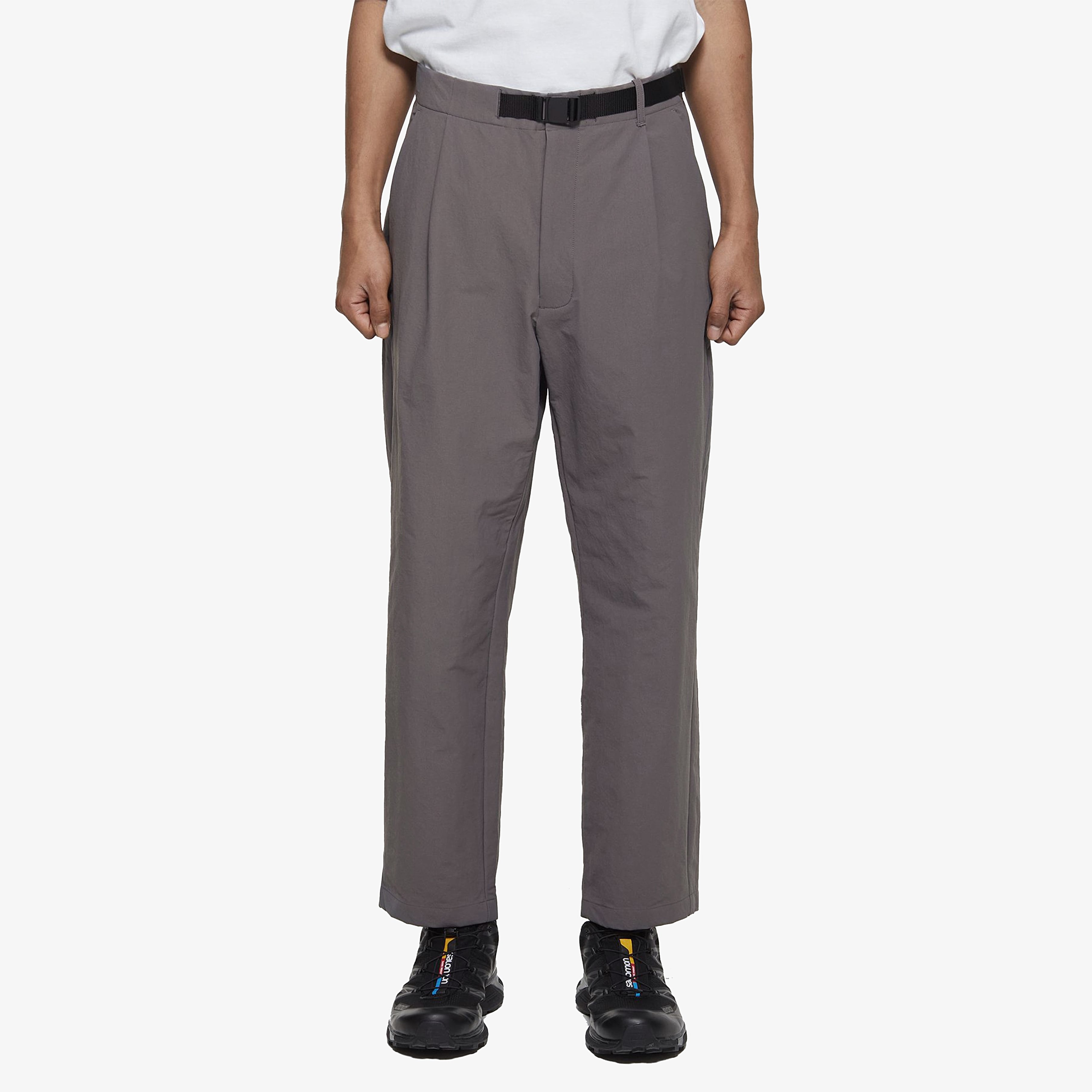 Goldwin / One Tuck Tapered Ankle Pants（GL72373P）ワンタックテーパードアンクルパンツ（アスファルト） |  dotto. store powered by BASE
