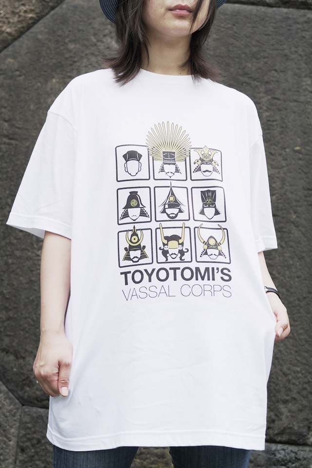 豊臣秀吉・アイコン家臣団 Tシャツ（白）