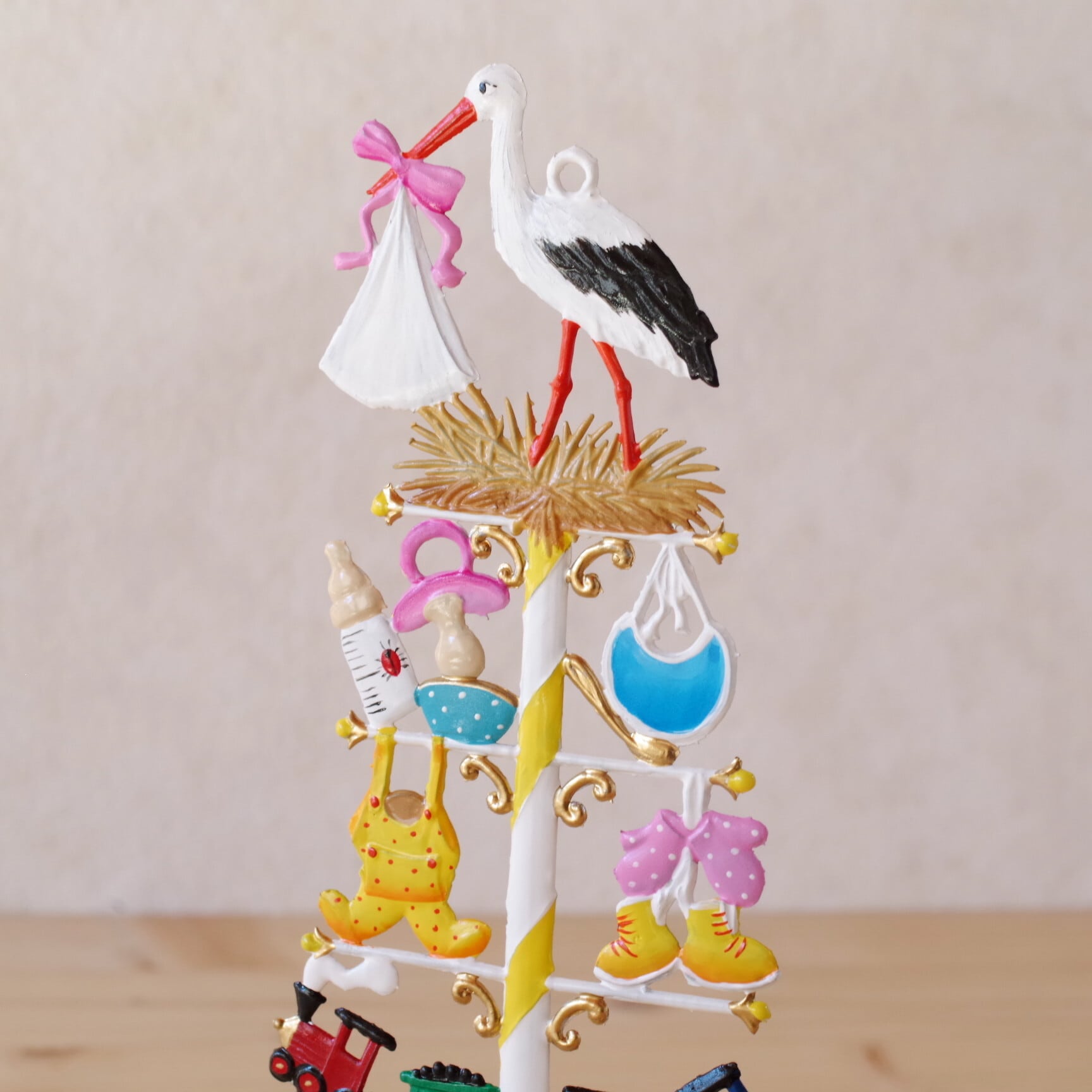 錫の飾り 出産の木 | 木のおもちゃ専門店 おもちゃ箱 イカロス 公式