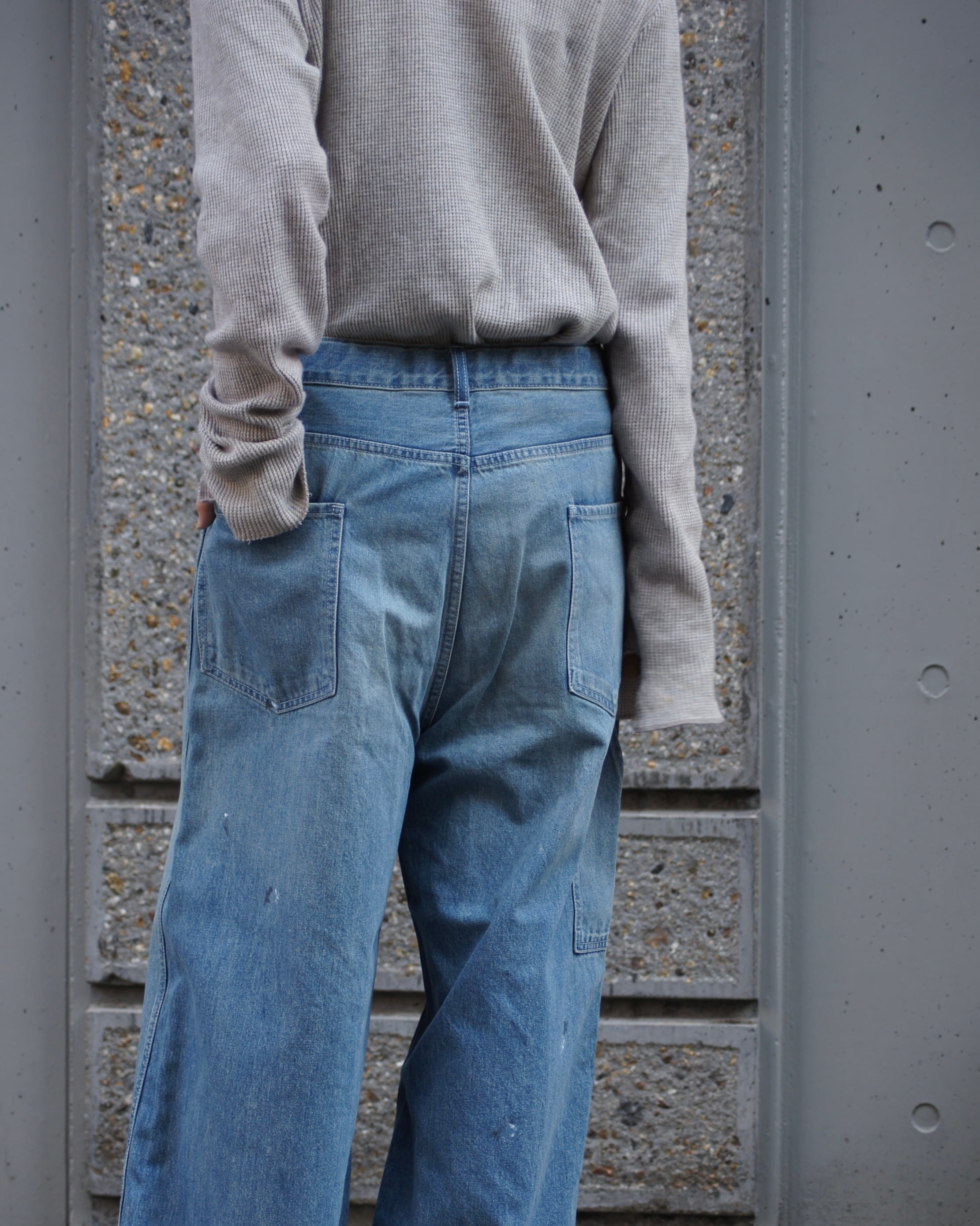 HARVESTY】BIG PAINTER DENIM PANTS / USED BLUE | ROGER'S North land