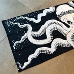 TENUGUI VERSION 伝統工芸 手ぬぐい 蛸豆 TAKO MAME BLACK