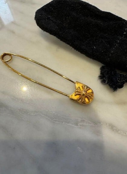 CHROME HEARTS クロムハーツ 22k セーフティピン ラージ CHROME HEARTS クロムハーツ 22k セーフティピン ラージ
