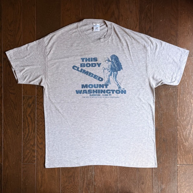 USA製 Mt Washington Souvenir T-Shirt made in USA ワシントン山 スーベニアTシャツ