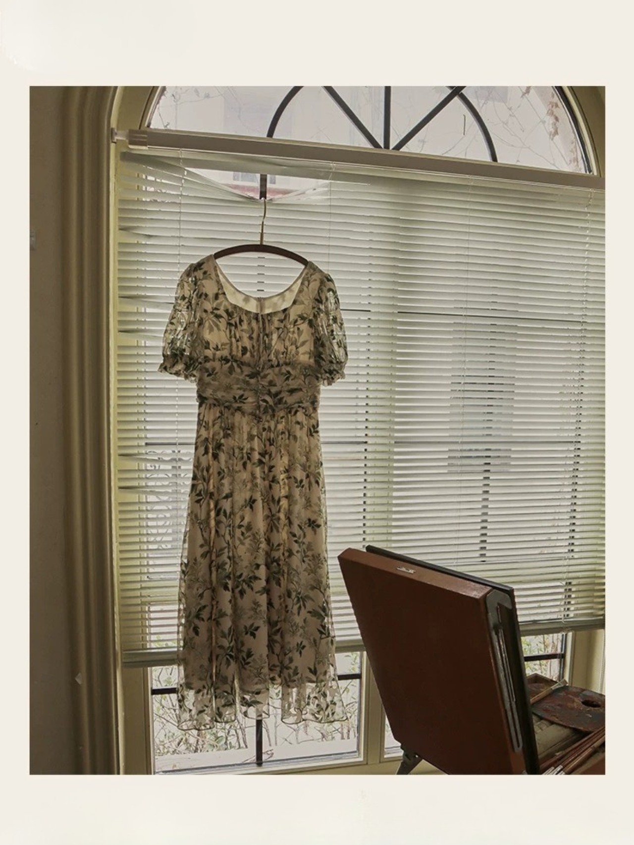 Rêve Botanique Shirring Dress F0738