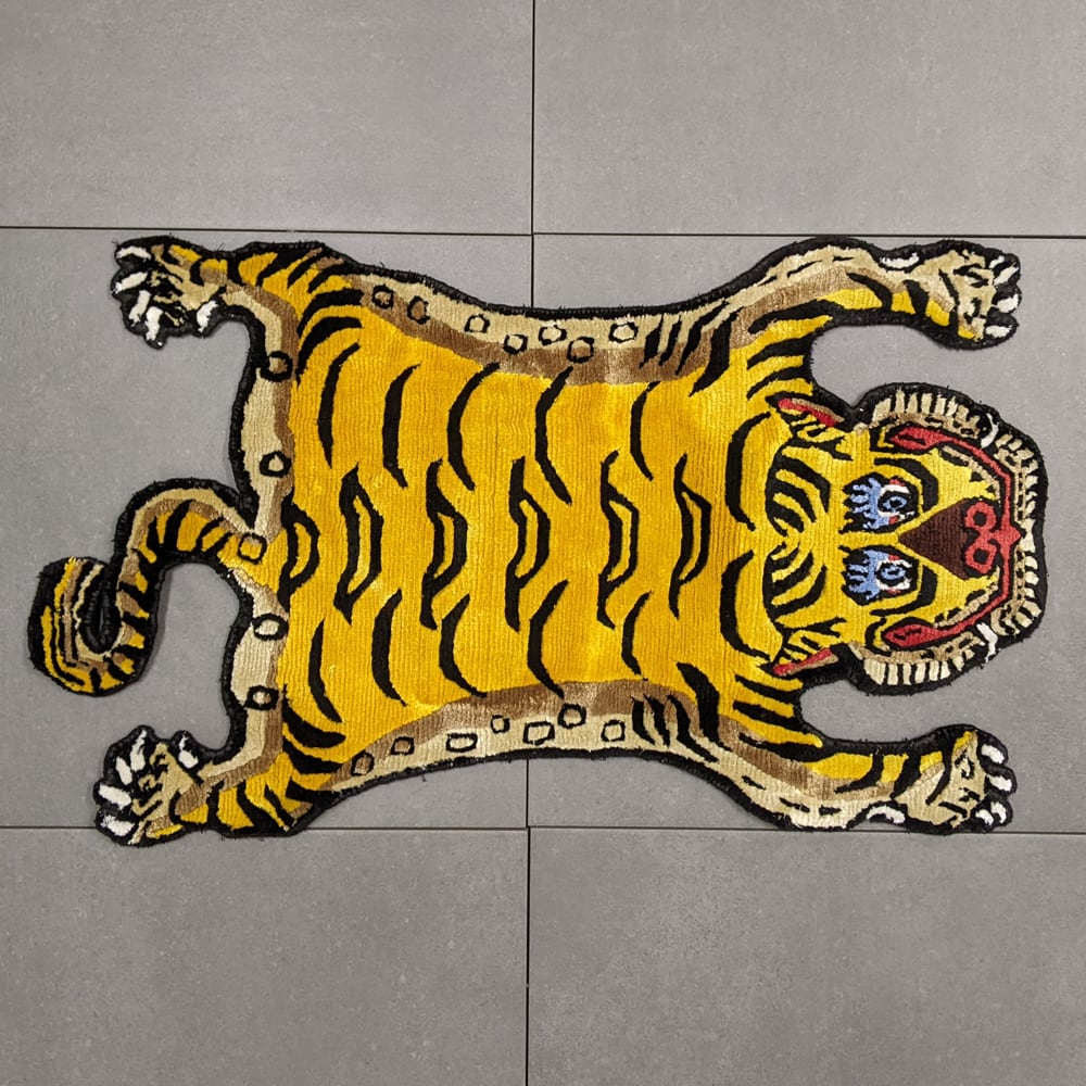 Tibetan Tiger Rug (XSサイズ シルク 021) チベタンタイガーラグ