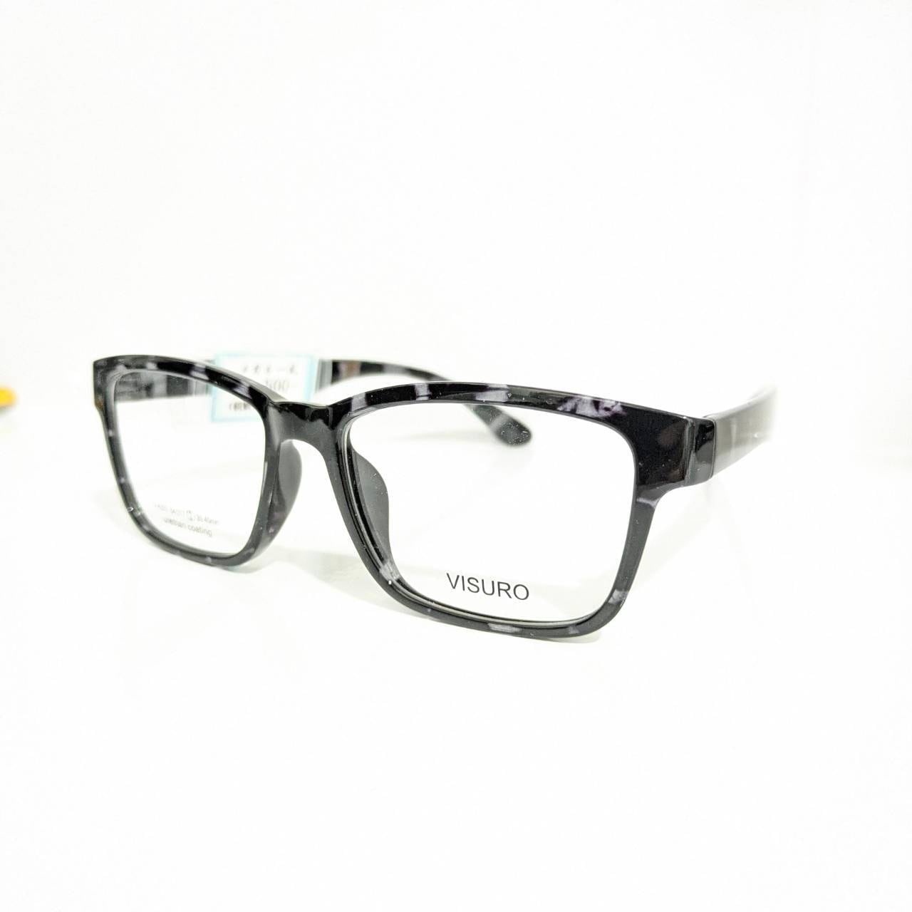 【VISURO】ウエリントンセルフレーム ゼブラブラック