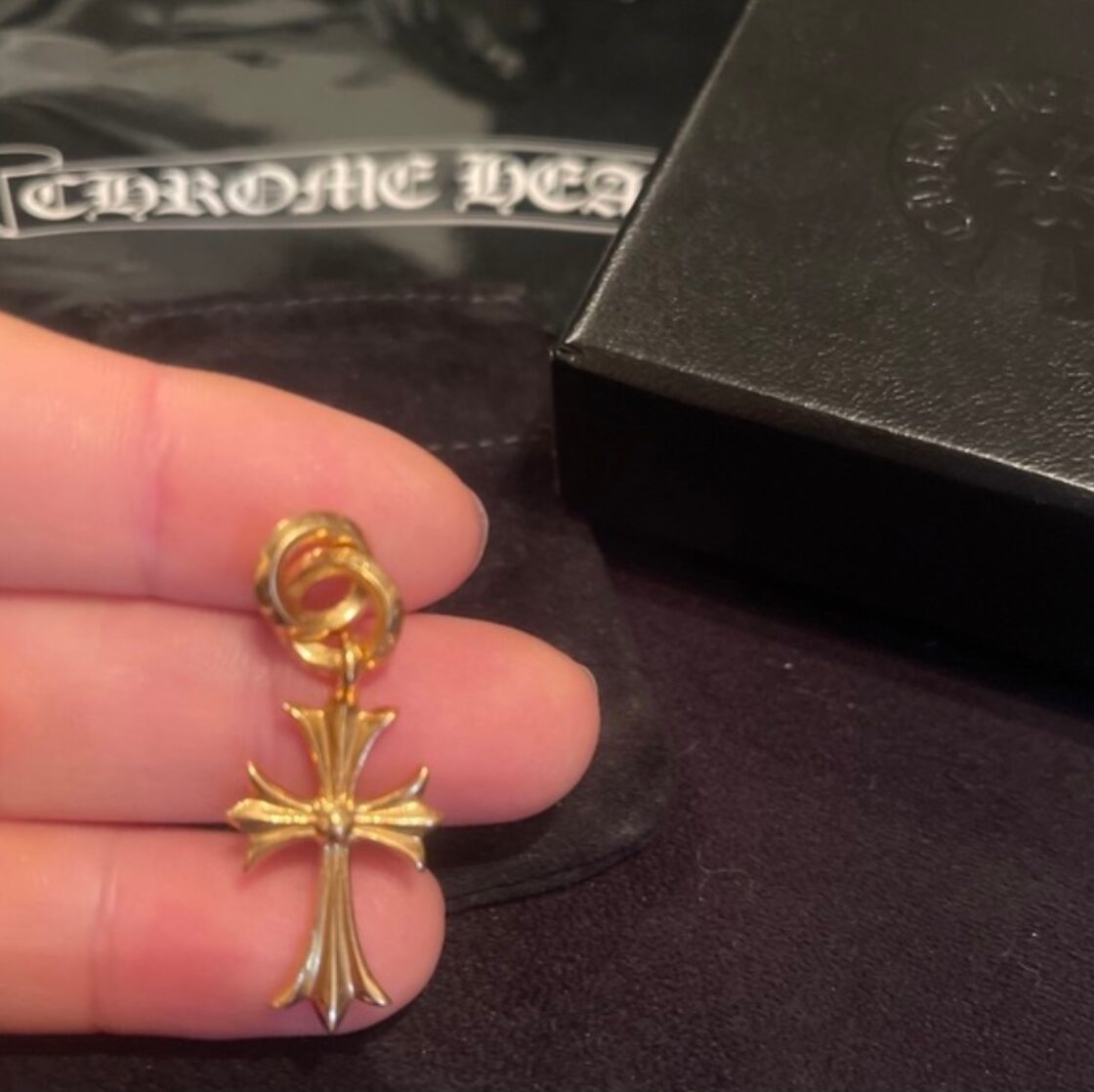 ⭐︎【高級】 トルマリン バングル 53.85g CHROME HEARTS クロムハーツ 