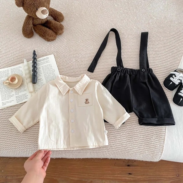 【取寄】子供らしくて可愛く決まるサスペンダーパンツ