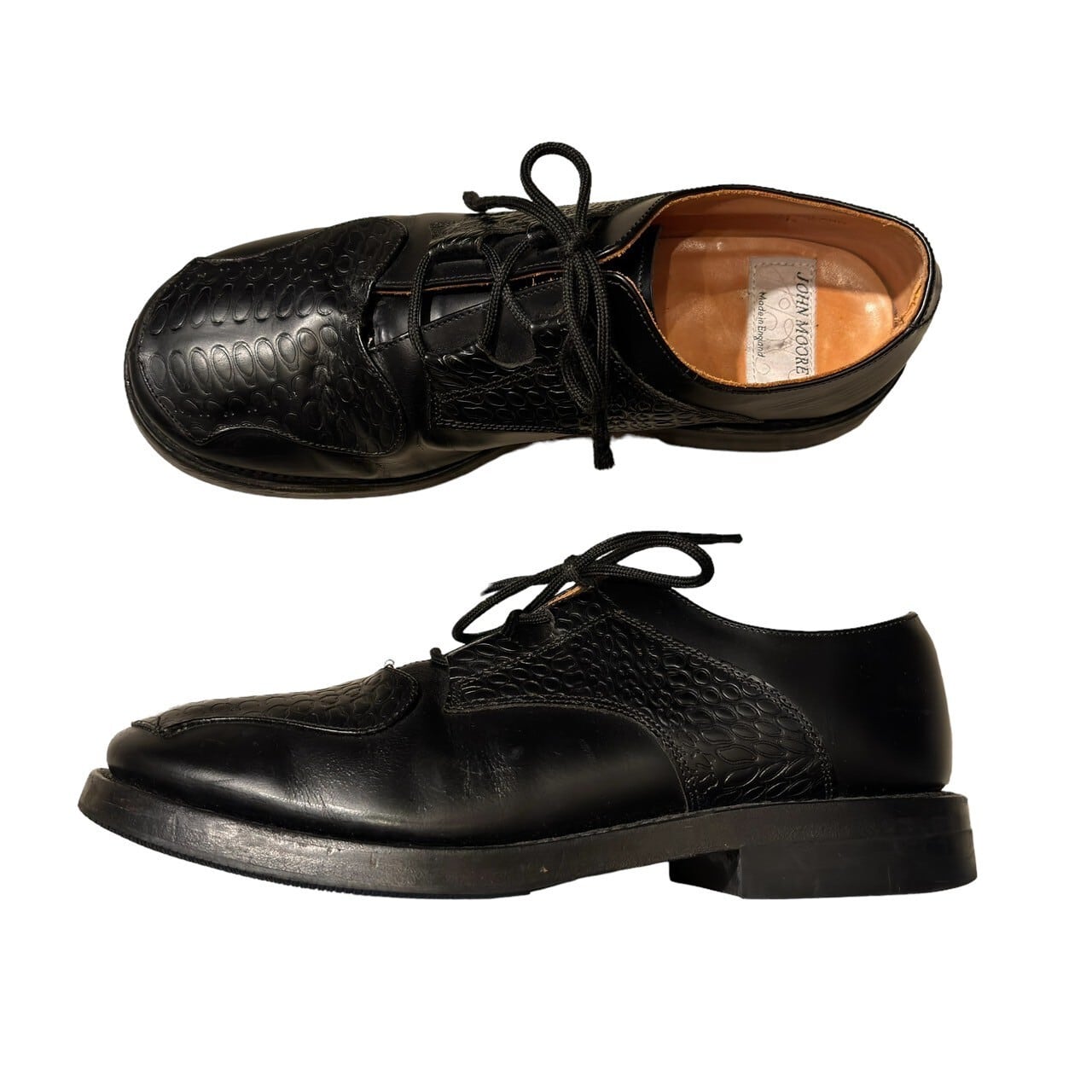 JOHN MOOREジョンムーア Gillie ShoesUK7 敷か JOHN MOOREジョンムーア Gillie ShoesUK7 敷か