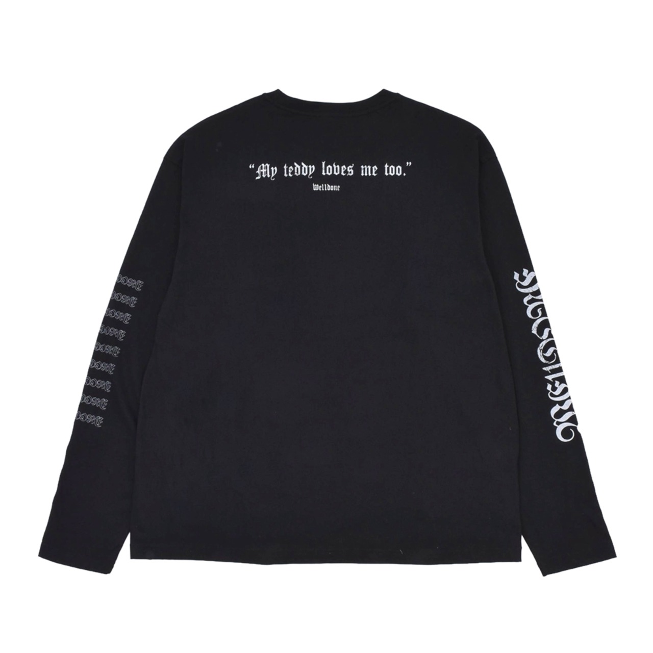 【WE11DONE】TEDDY LONG SLEEVED T-SHIRT - 2