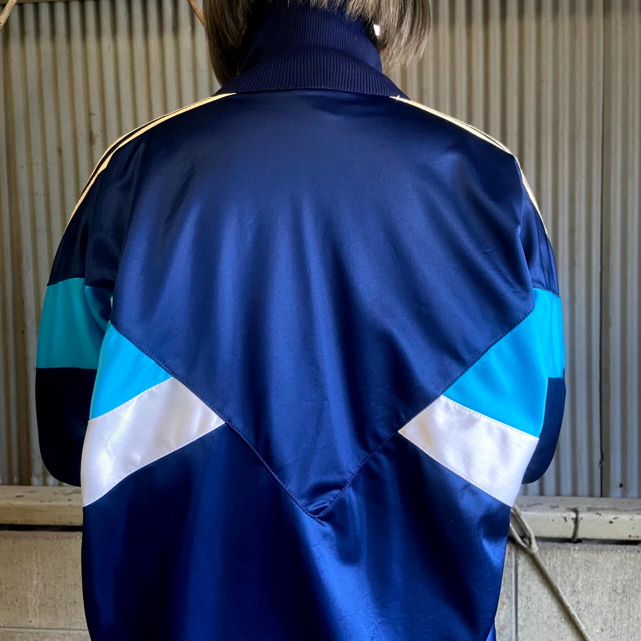 70〜80年代 スペイン製 adidas アディダス ハイネック トラック 