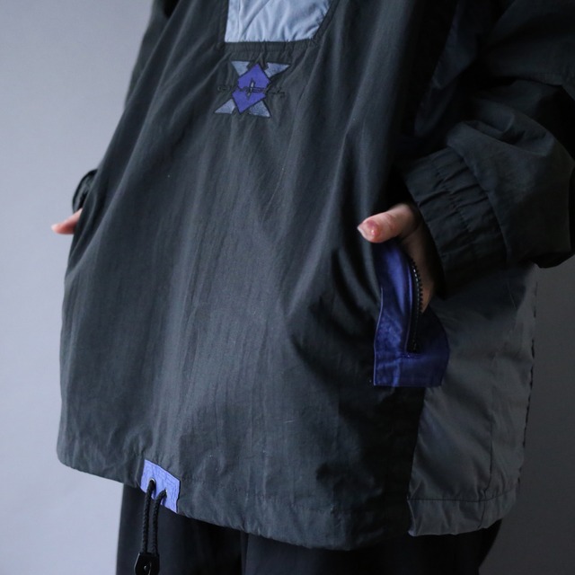 good coloring over over silhouette anorak parka