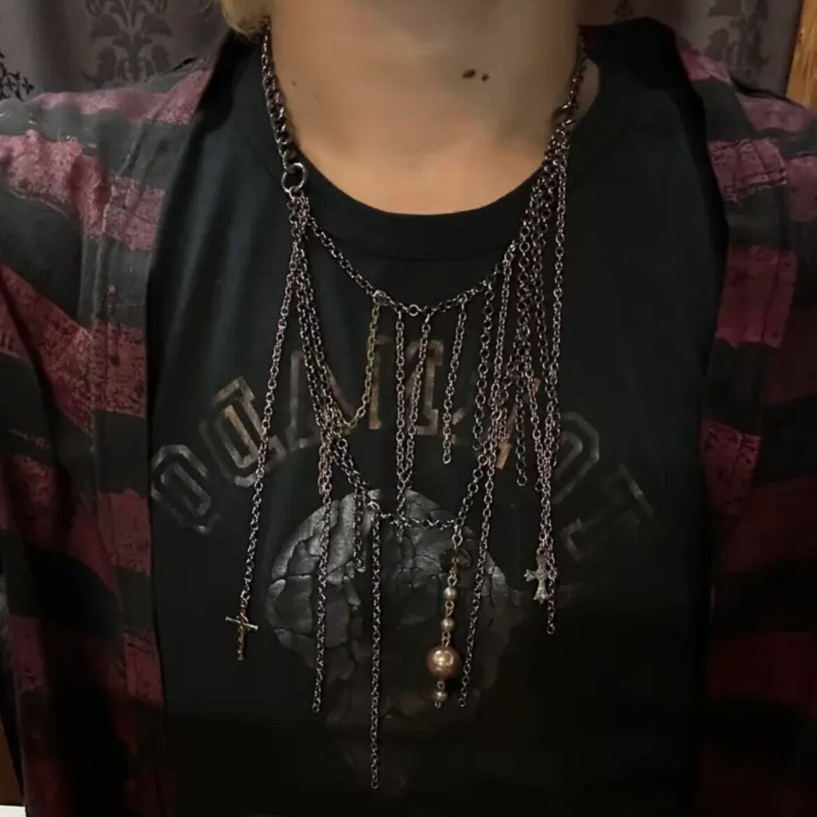 トップス if six was nine Graveyard Strings Top if six was nine Graveyard Strings Top | blame.used_nagoya