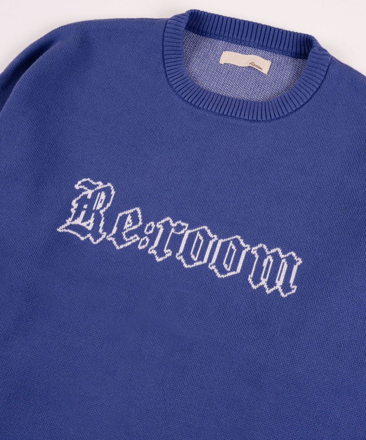 【#Re:room】＃RE:ROOM NEW YORK LOGO BIG CREW KNIT［REK106］