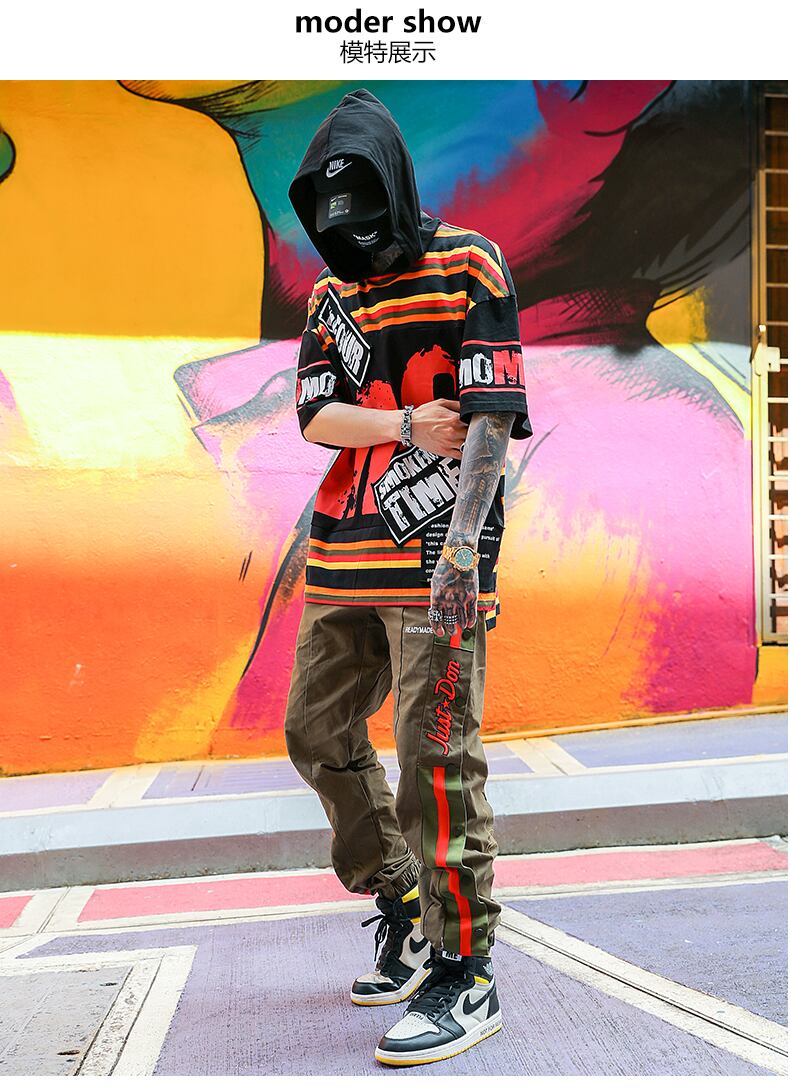 全1色 Tシャツ カットソー プリント カジュアル ストリート 