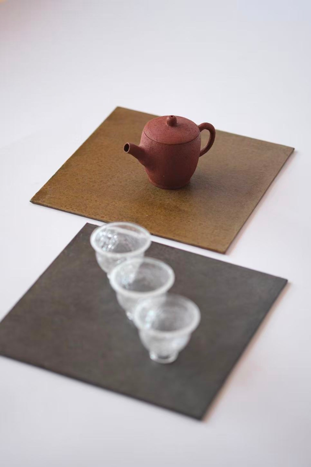 ハタノワタル Wataru Hatano - 和紙敷板 Washi Tray square