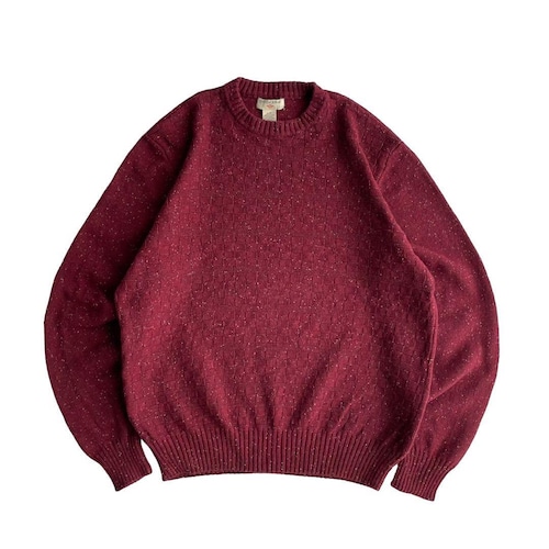 "00s DOCKERS" knit wine red