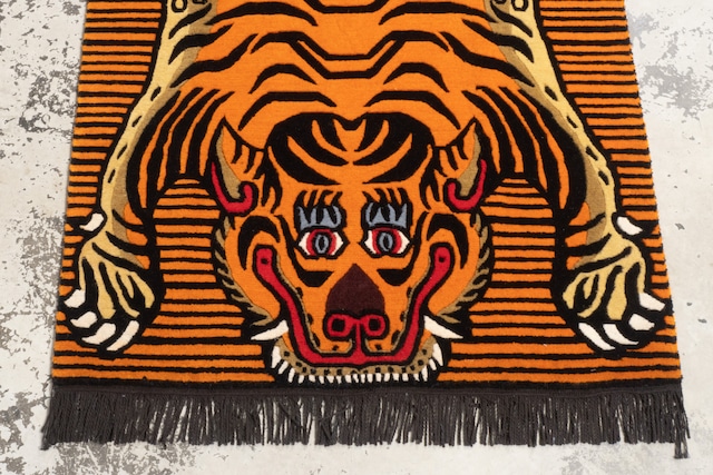 Tibetan Tiger Rug 《Mサイズ•ウール074》チベタンタイガーラグ