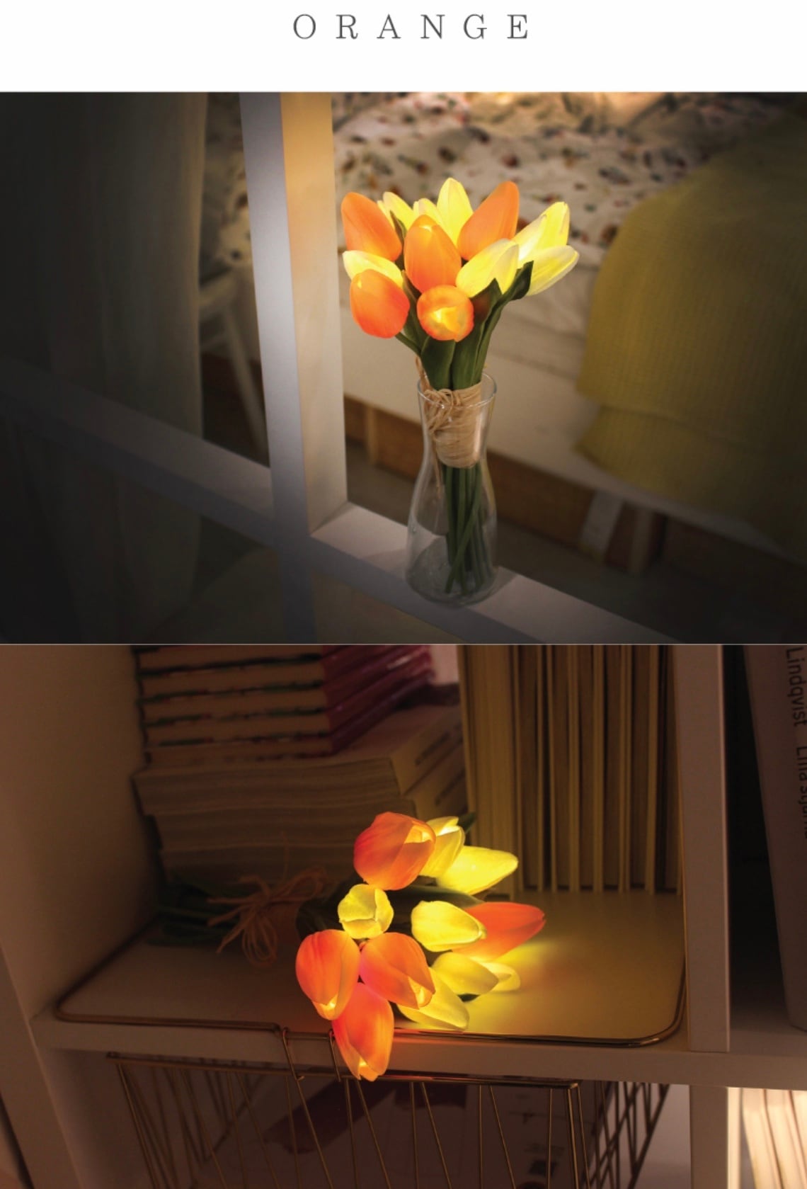 tulip flower bouquet LED light 4colors / チューリップ ライト 韓国