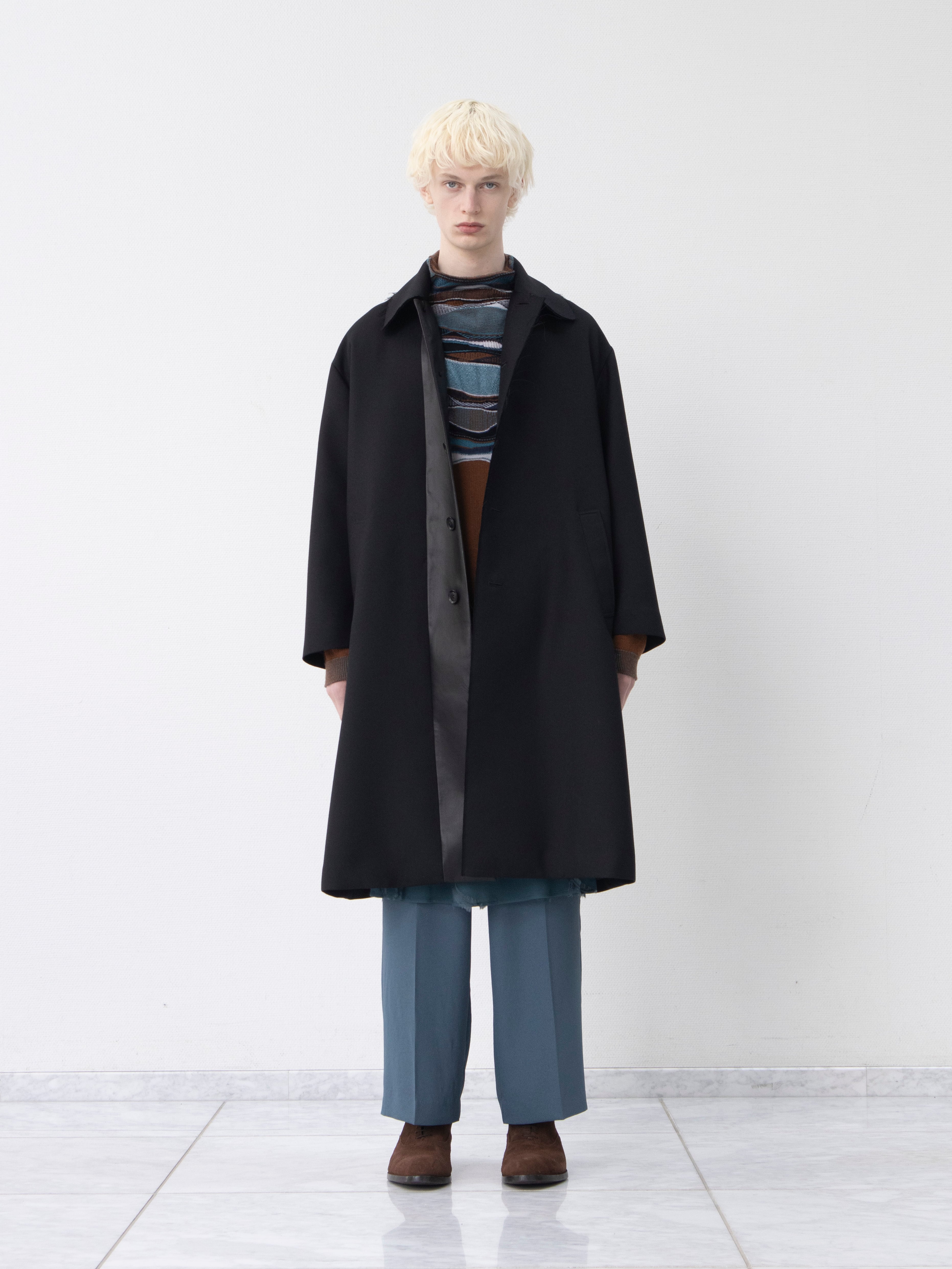 アイスランドを愛した男のためのコート | MA-55052_BLACK | JUN OKAMOTO