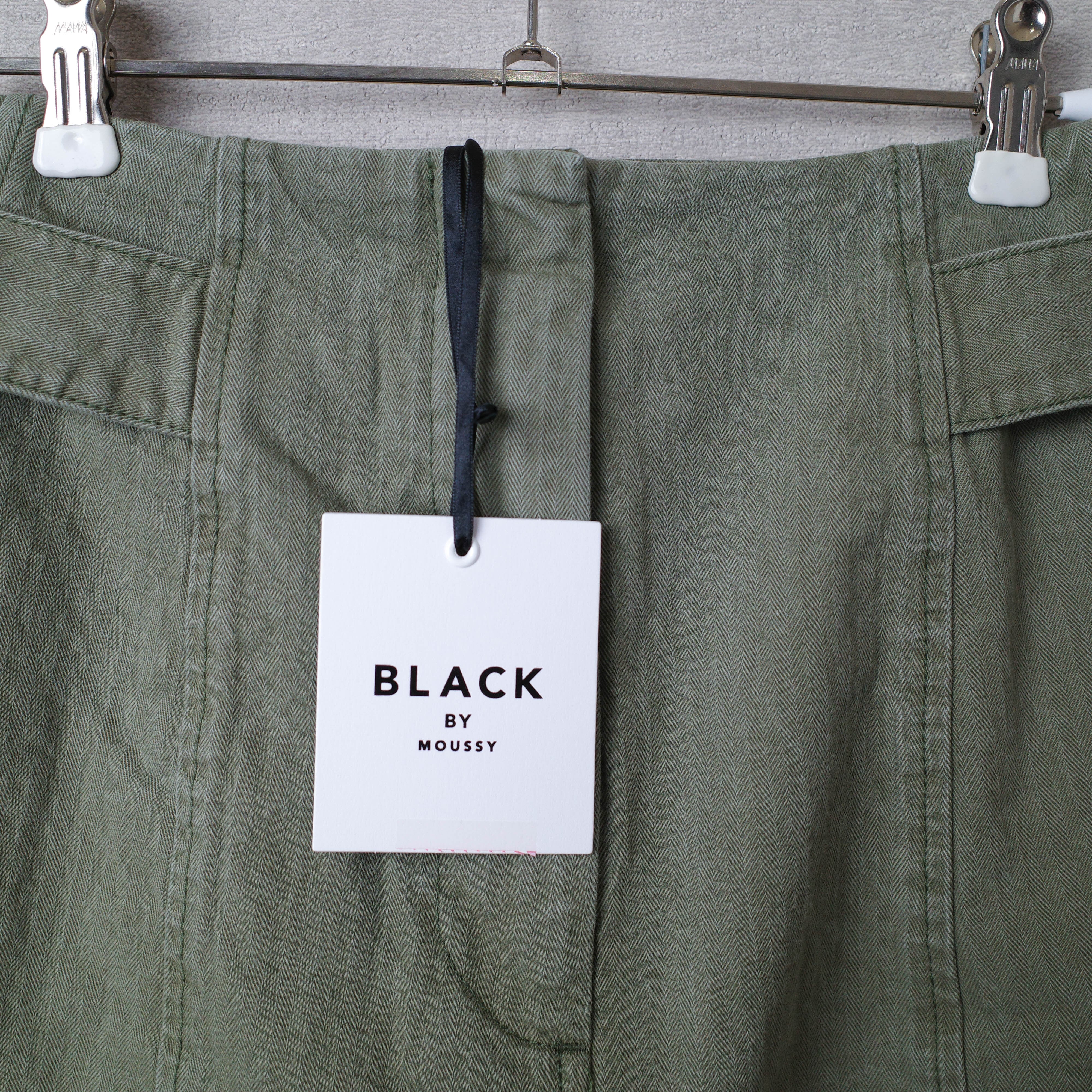[NEW] BLACK by MOUSSY	JAPAN MADE HERRINGBONE PANTS KHAKI 070BA311-0020