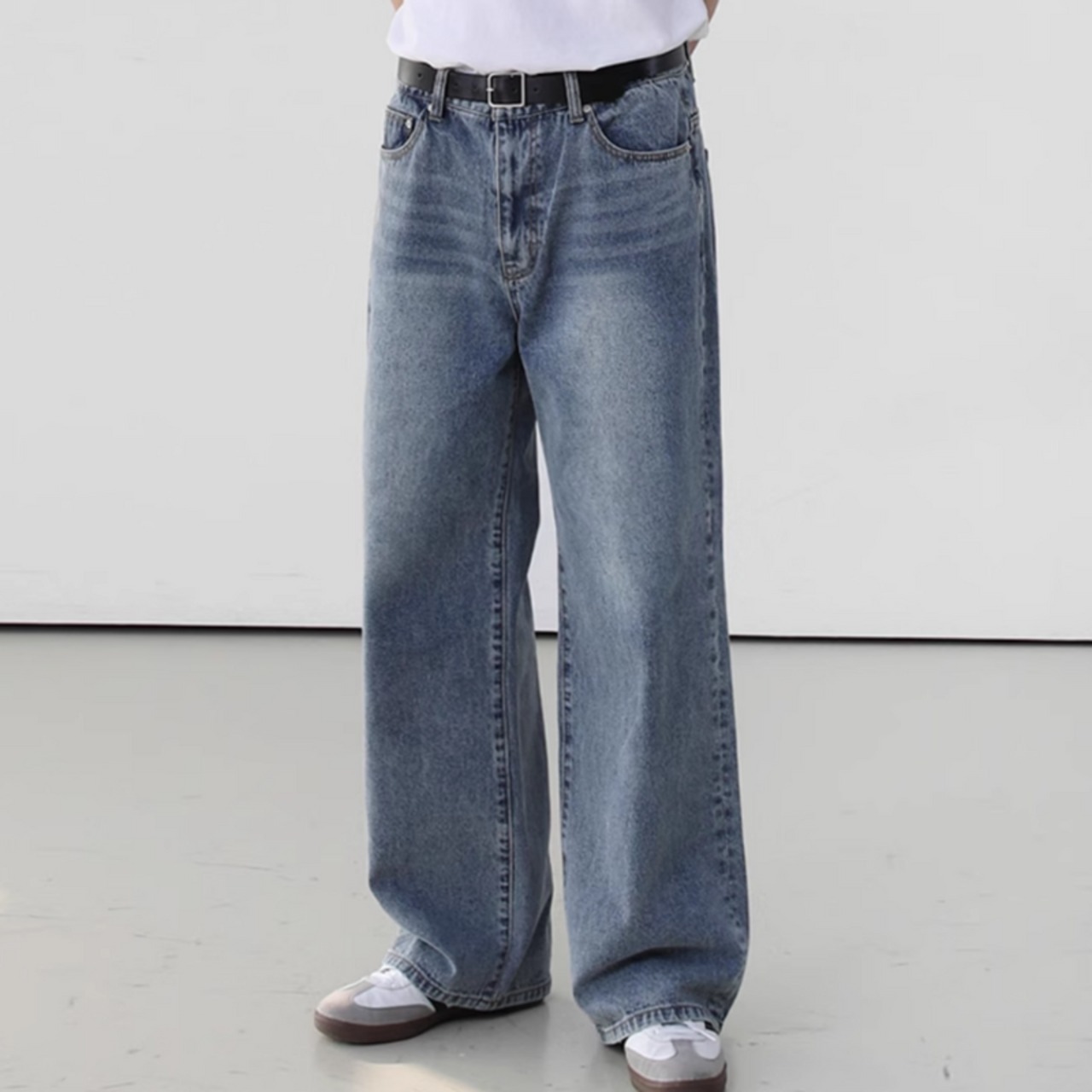 レトロウォッシュルーズデニム　0654