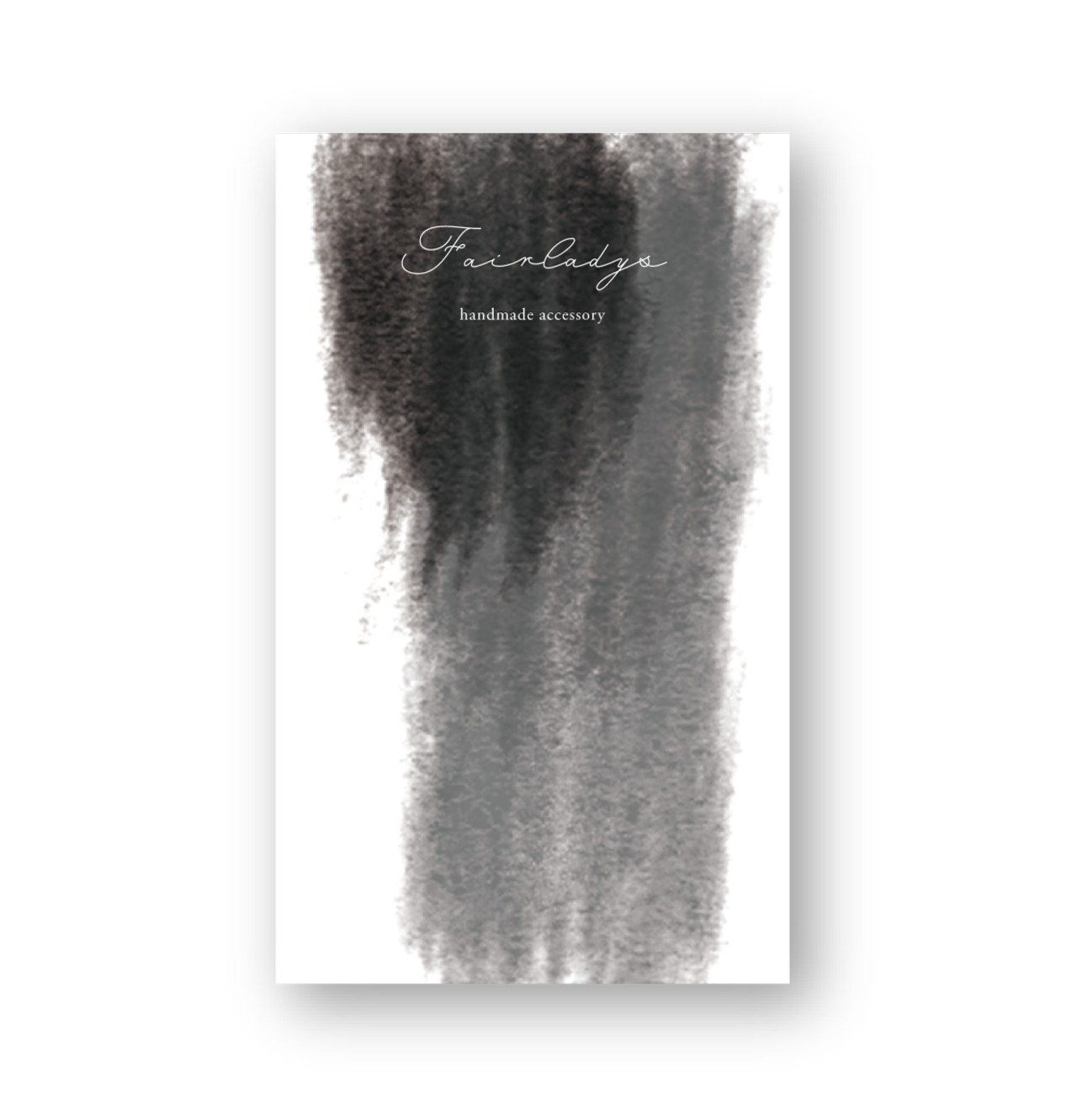 水彩・ブラック ｜ アクセサリー台紙 ｜ cd_00255_N