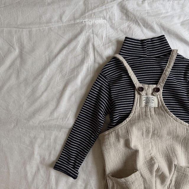 ［即納］digreen line polo neck tee