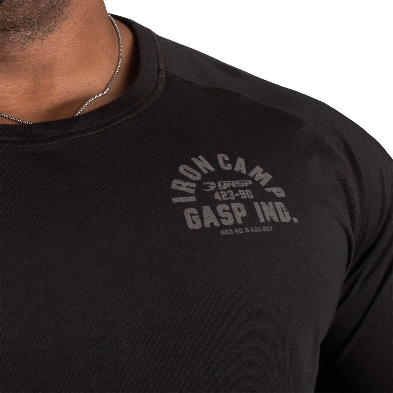 Iron Camp Raglan LS, Black | Fitness Gear Online（GASP公式代理店）