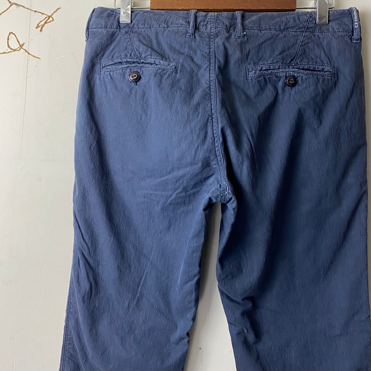 vintage C.P.COMPANY cotton × nylon work pants