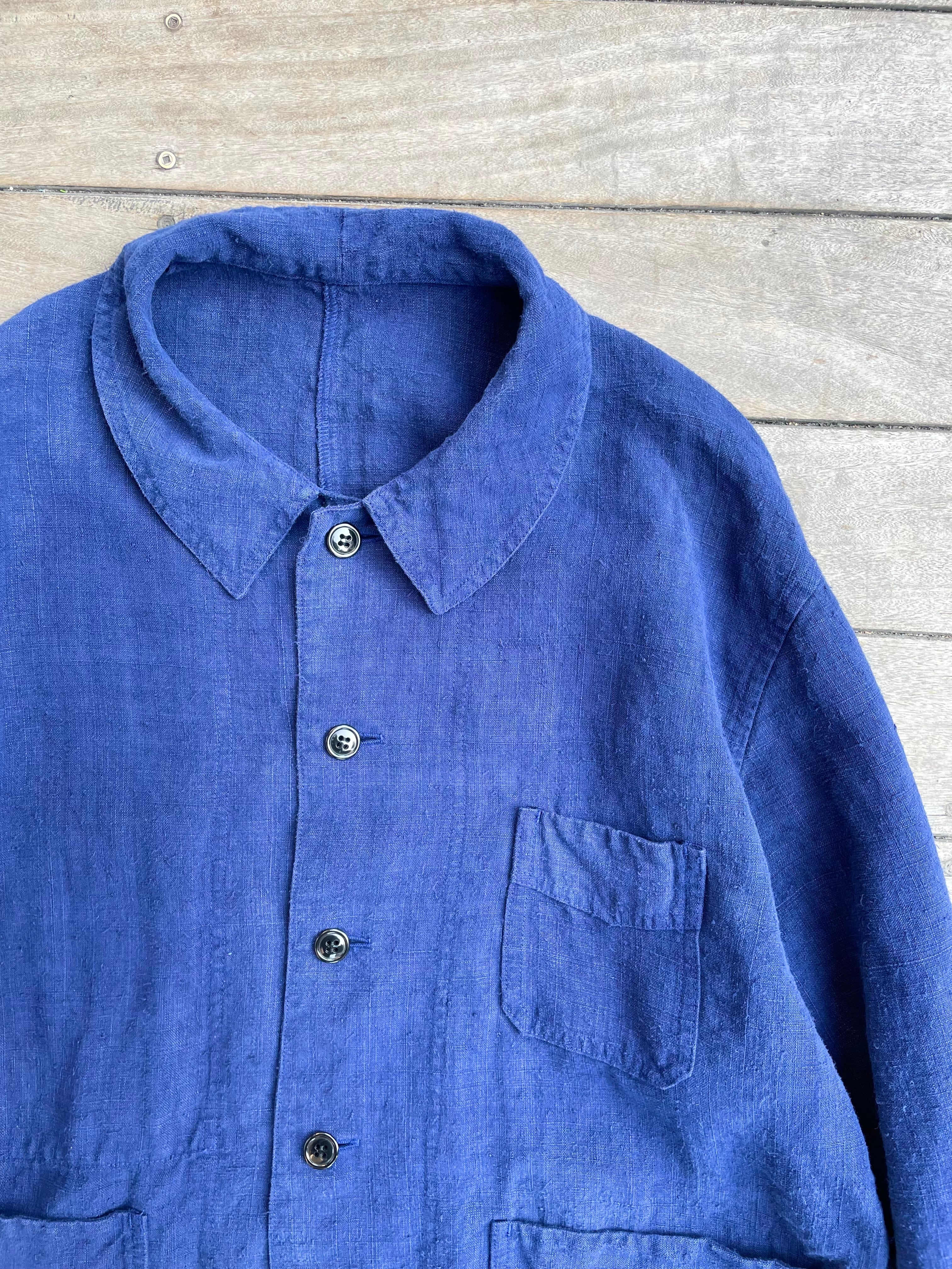 Achuu original antique linen jacket | 京都古着屋 Achuu