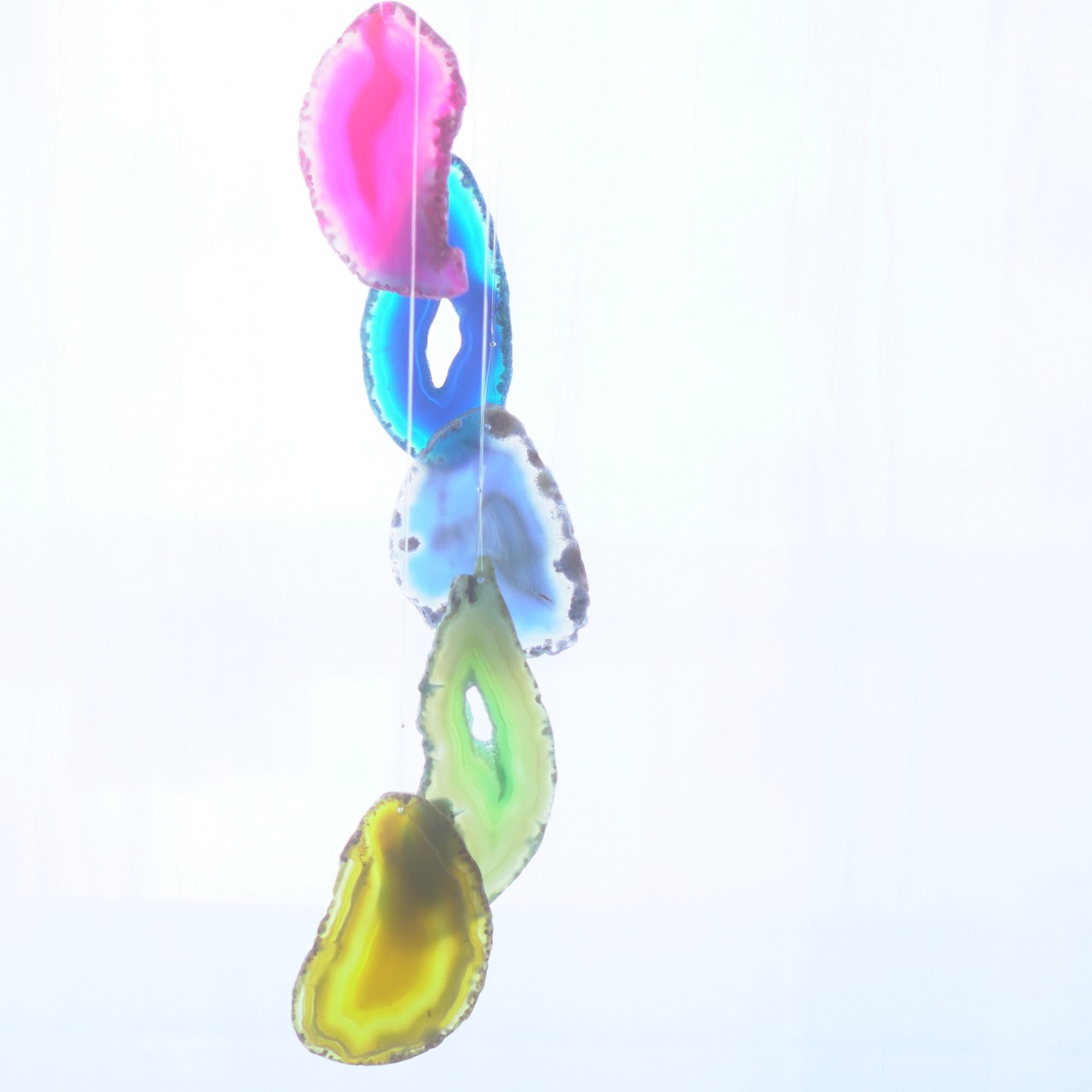 Sunset Beach 03 - アゲートヒーリングチャイム / Agate Sun Catcher Wind Chime 828