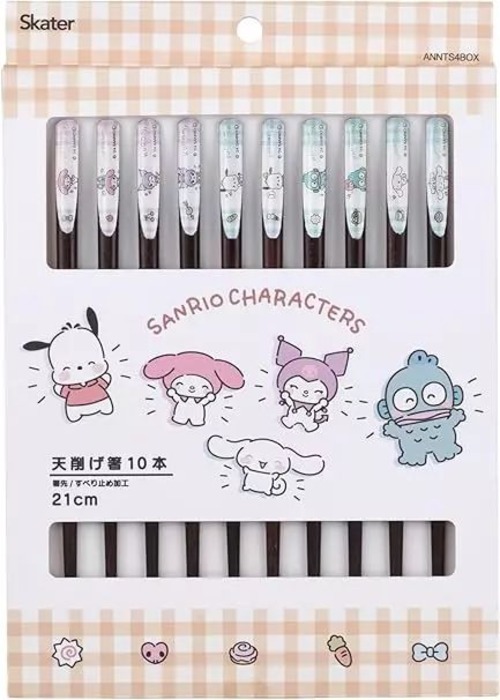 Skater サンリオ 【サンリオキャラクター】 天削げ箸10本セット