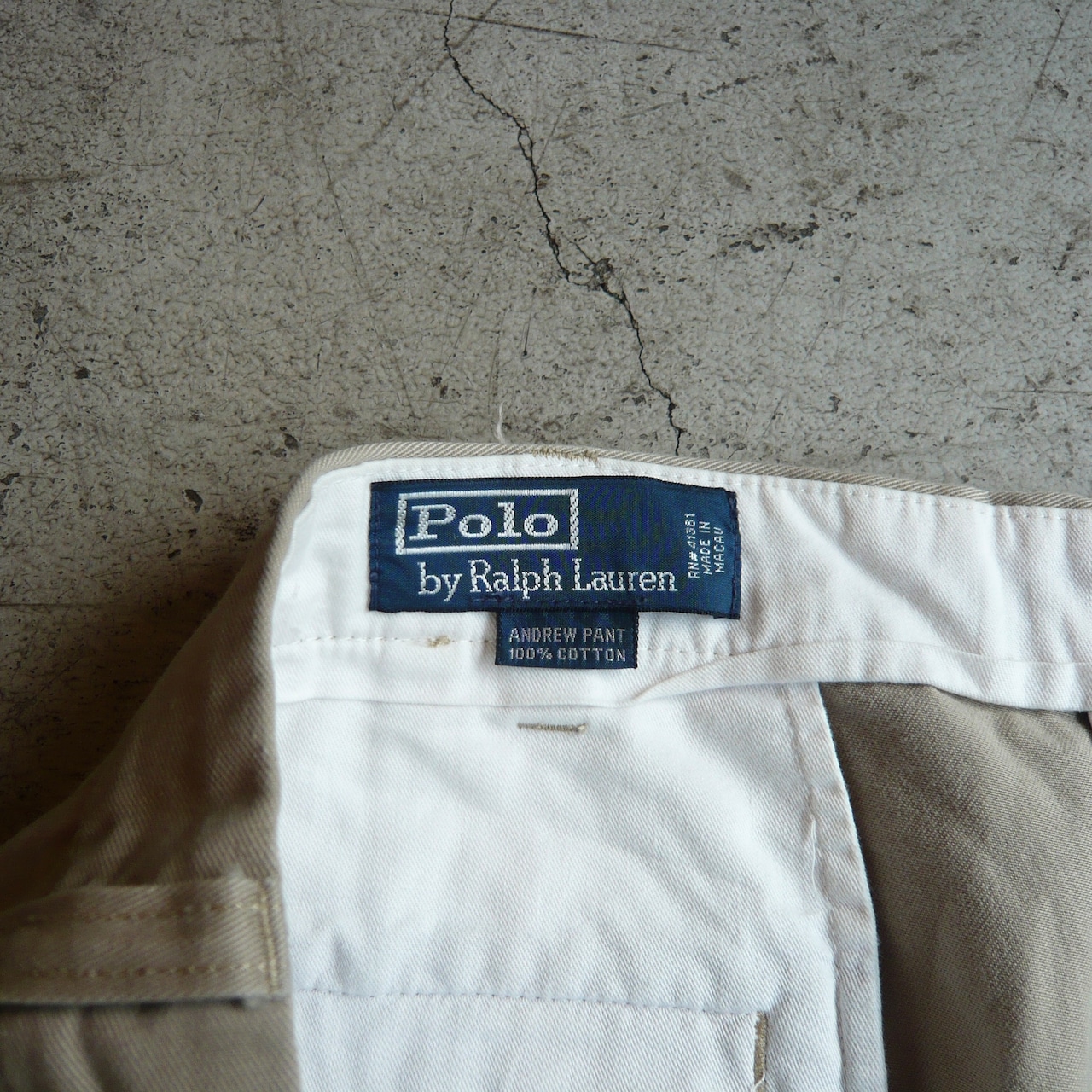 90s Polo Ralph Lauren Andrew チノ W40