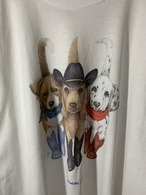 90's FRUIT OF THE LOOM Print T-Shirt made in USA 【XXL】