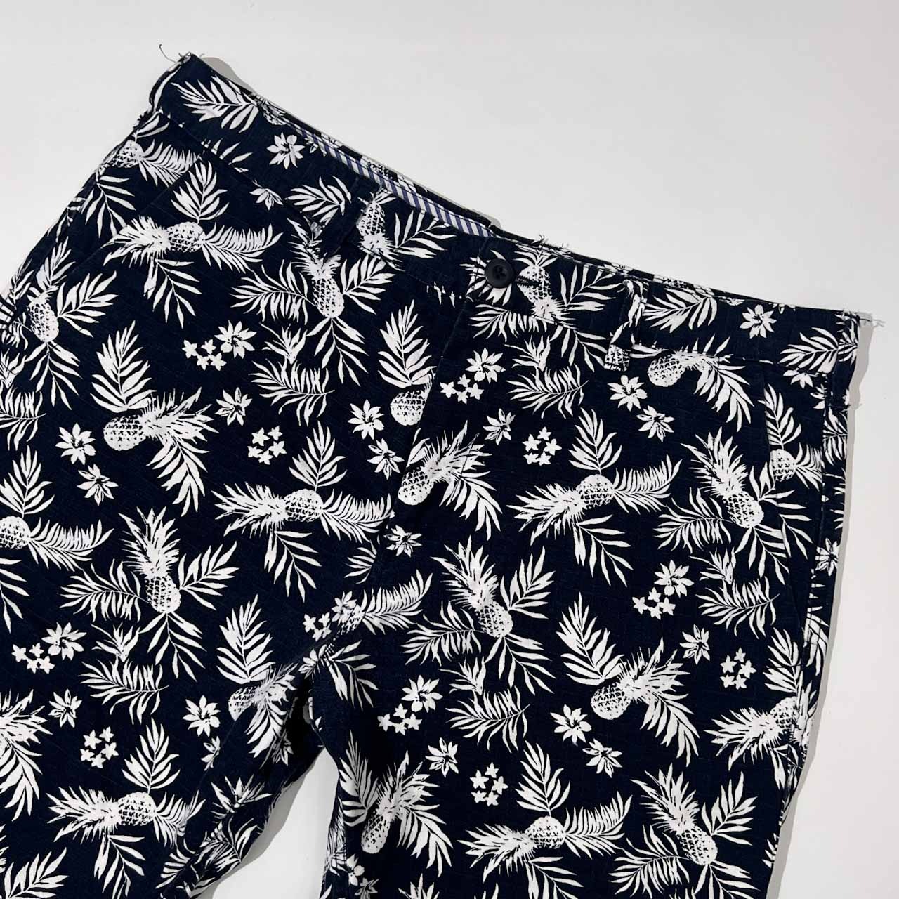 BEAMS HEART ビームスハート トロピカル ショーツ ハーフパンツ L /ネイビー/メンズ