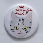森邦保作品 猫マグネット L15（キジトラネコイメージ）ロゴマーク付きです。