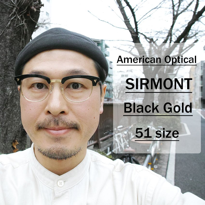 American Optical / Sirmont サーモント BLACK GOLD ブラック/ゴールド