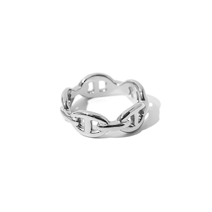 316L anchor ring【silver】#r141