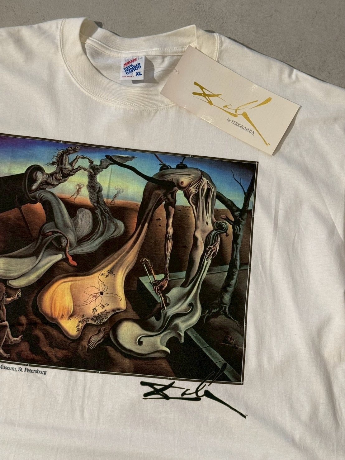 DEADSTOCK 90's SALVADOR DALI T-SHIRT 