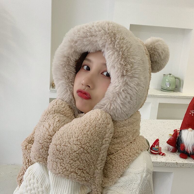 ウィンター 帽子 大人ガーリー スウィート キュート カジュアル 冬物 ブラック・アイド・ピーズ17217424703