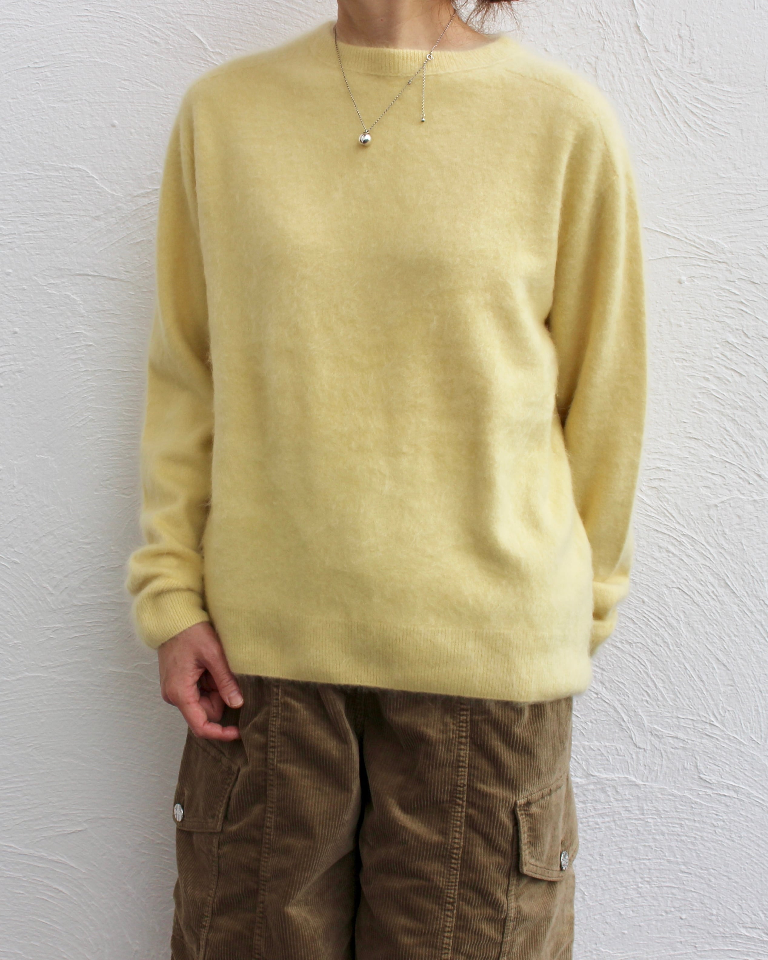 ATON/fur cashmere sweater | Coffee Restaurant & Boutique mari