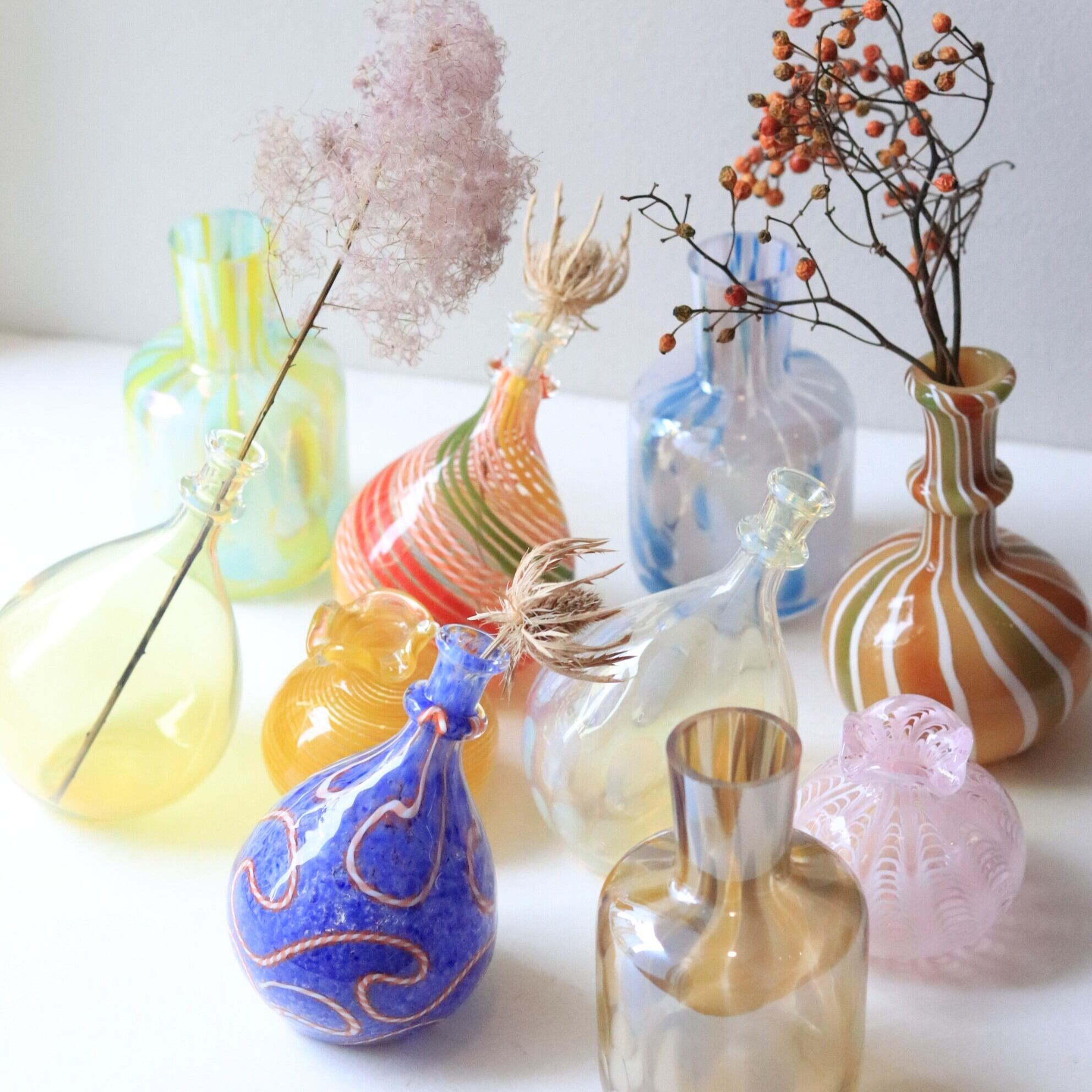 【美品】北欧インテリアBalloon glass baseバルーングラスベース ガラス】ガラスバルーンベース | ジーフラットインテリアショップ