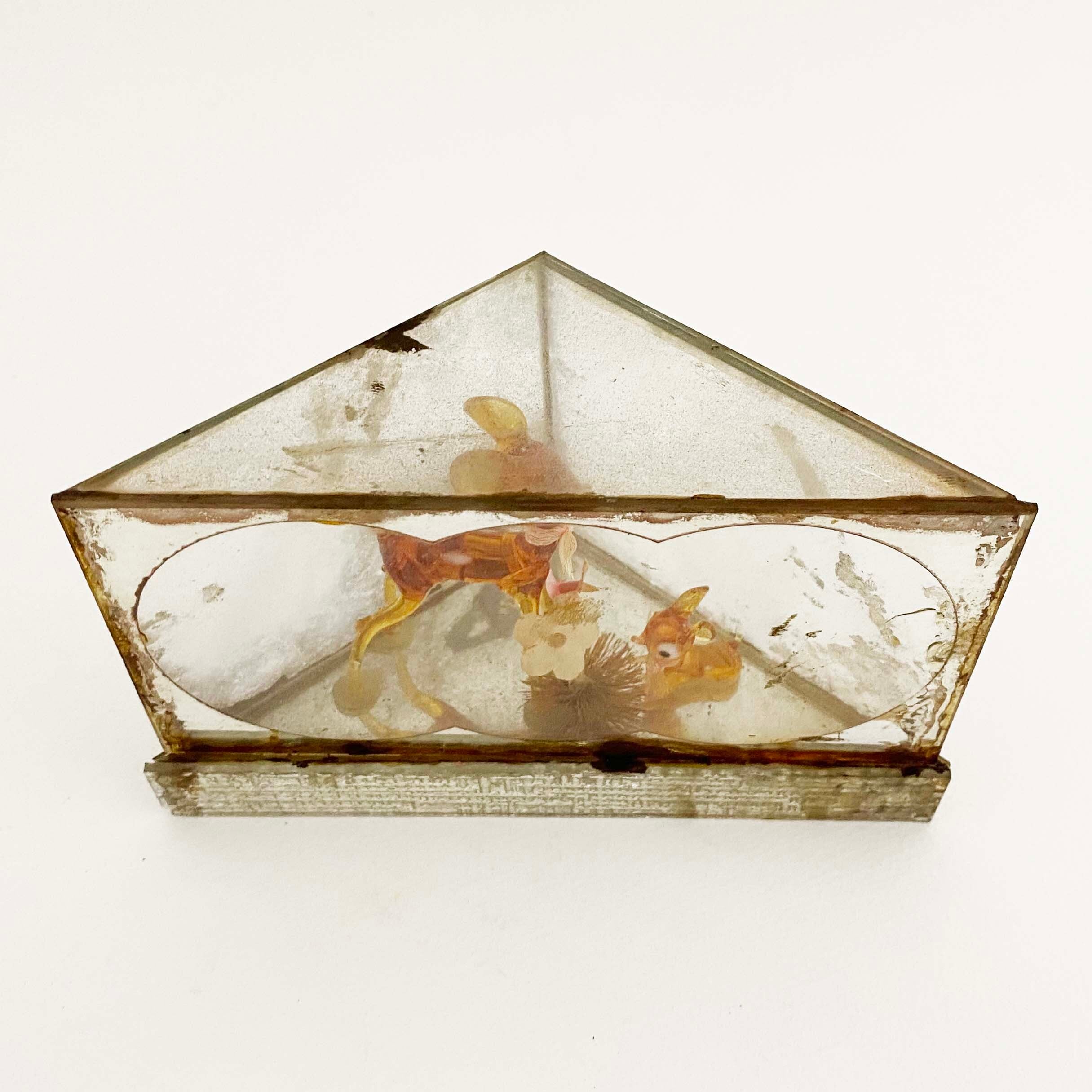 ヴィンテージ ガラス細工（バンビ）