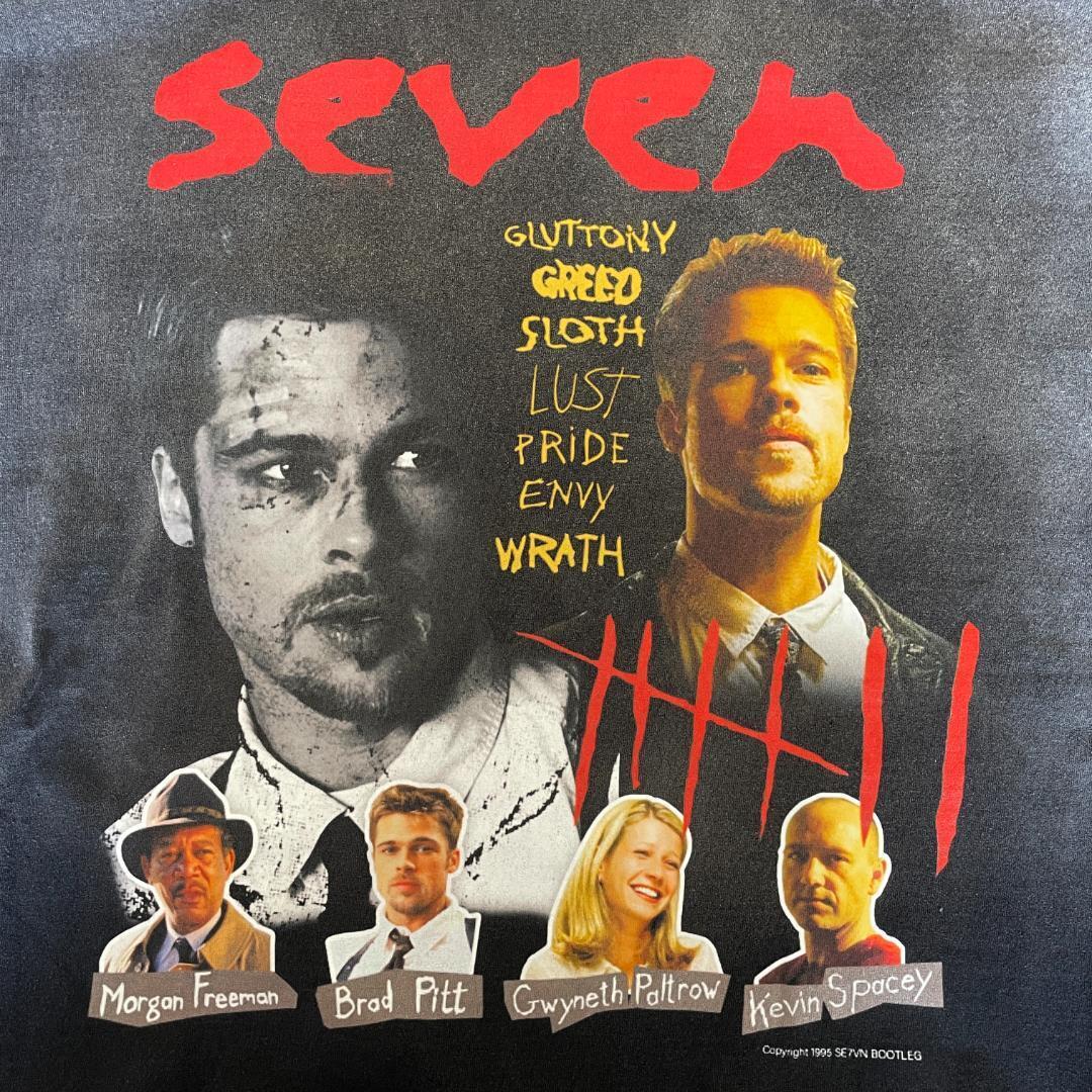 Tシャツ seven セブン ブラピ ブラッドピット 映画 ムービー フェード